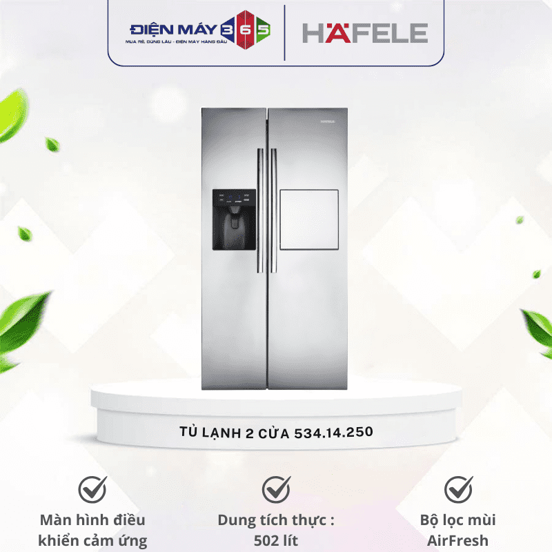 Tủ lạnh 2 cửa Hafele 534.14.250 3 Tủ lạnh 2 cửa Hafele 534.14.250