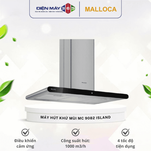 Máy hút khử mùi đảo MALLOCA MC 9082 ISLAND