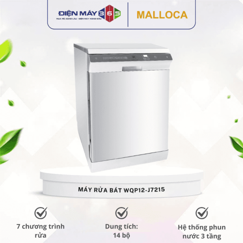 Máy rửa bát MALLOCA WQP12-J7215