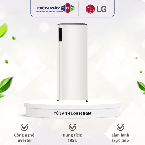 Tủ lạnh LG 195 lít 1 cửa LOB16BGM