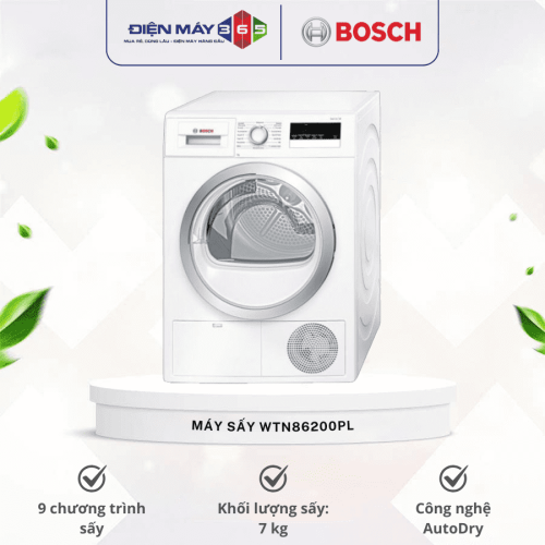 Máy sấy quần áo Bosch WTN86200PL