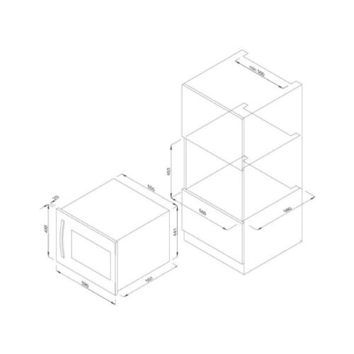 Tủ Rượu Malloca MWC-22S 6 Kích thước của Tủ Rượu Malloca MWC-22S