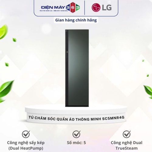 Tủ Chăm Sóc Quần Áo Thông Minh LG SC5MNR4G
