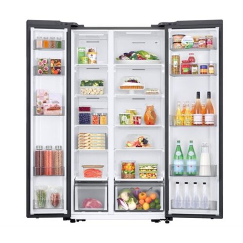 Hình ảnh tủ lạnh 2 cánh side by side Inverter 583 Lít Samsung RS57DG400EM9SV