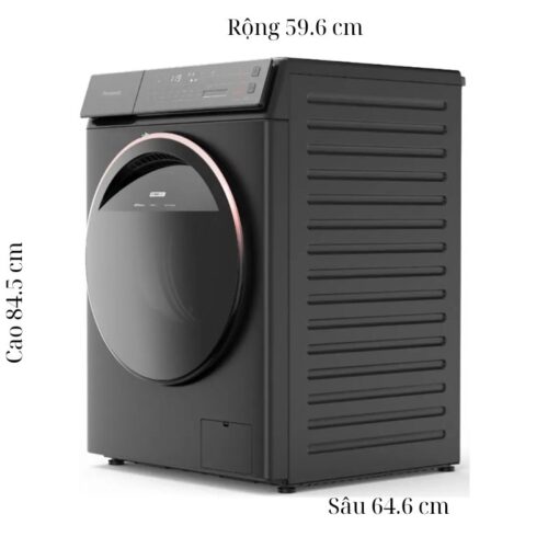 Kích thước máy Giặt Sấy Panasonic Inverter Giặt 10 Kg - Sấy 6 Kg NA-S106FR1PV