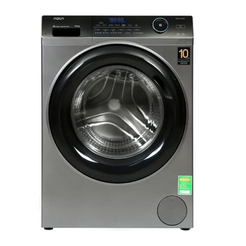 Máy Giặt Aqua Inverter 10 Kg AQD-A1000G.S cửa trước
