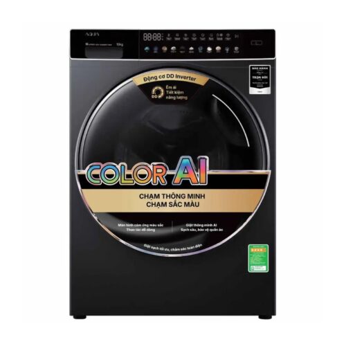 Máy Giặt Aqua Inverter 10 Kg AQD-DDW1000J.BK cửa trước