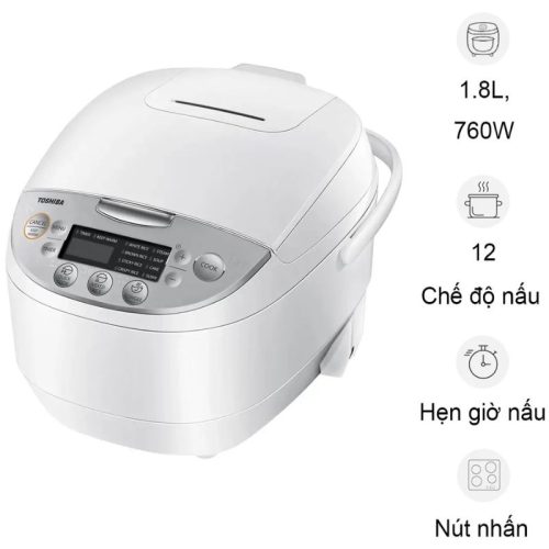 Nồi cơm điện Toshiba RC-18DH2PV(W) 1.8 lít