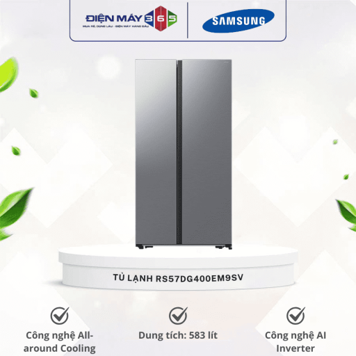 tu lanh 2 canh side by side inverter 583 lit samsung rs57dg400em9sv optimized