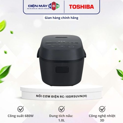 Nồi cơm điện tử Toshiba 1 lít RC-10DR5UVN(H)