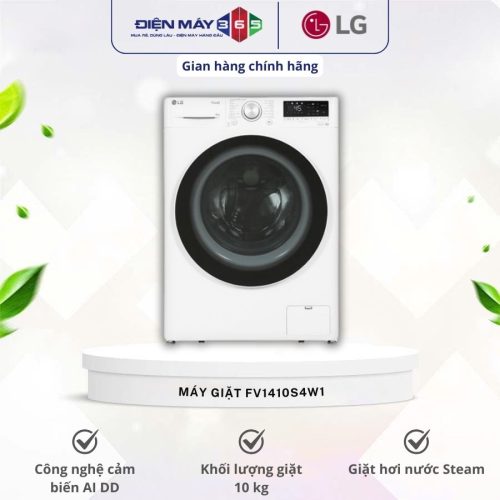 Máy giặt LG 10kg FV1410S4W1 ABWPEVN cửa trước