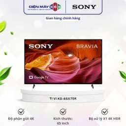 Google Tivi Sony 4K 65 Inch KD-65X75K