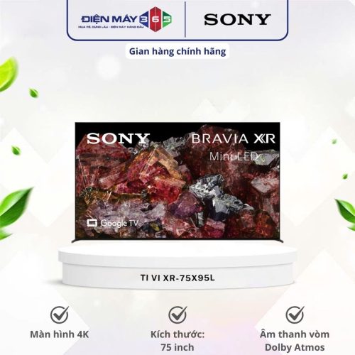 Google Tivi MiniLED Sony 4K 75 inch XR-75X95L