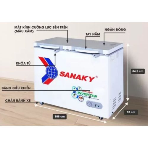 Kích Thước Tủ Đông SANAKY VH2899A4K